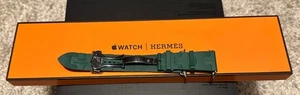Bracelet Apple Watch Hermès Single Tour 46 mm boucle déployante kilim - Photo 1 sur 15