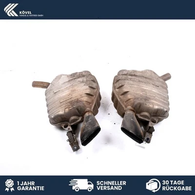 2X Original Silencieux Arrière Échappement Audi A6 C7 4G 1.8 TFSI 4G0253611AA - Photo 1/3