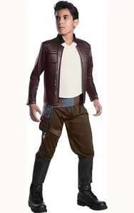 LICENSED DELUXE POE DAMERON THE LAST JEDI CHILD BOYS STAR WARS HALLOWEEN COSTUME - Picture 1 of 2