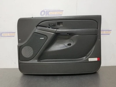 06 2006 CHEVY SILVERADO 1500 LT FRONT DOOR TRIM PANEL GRAY RIGHT PASSENGER - Imagem 1 de 4