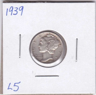 1939 Mercury Dime L5 - Image 1 of 4