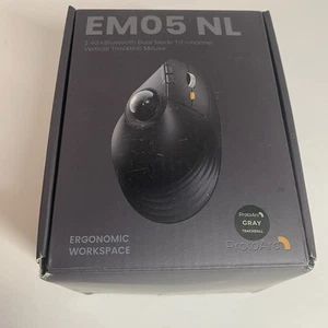 ProtoArc EM05 NL Vertical ERGONOMIC Wireless Trackball Rechargeable Mouse - Bild 1 von 7