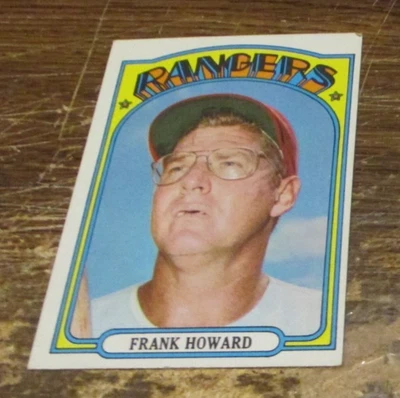 1972 Topps #350 Фрэнк Говард винтажная бейсбольная карточка - Washington Senators - Изображение 1 из 2