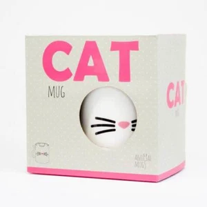 Cute Cat White Mug Ceramic Gift Tea Coffee Cup - Picture 1 of 2
