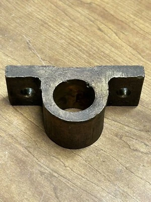 Vintage Brass Bulkhead Bracket Chris Craft Century Gar Wood 1-1/16" ID - Image 1 of 4