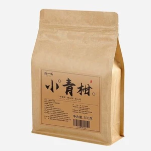 Chen Yifan Small Green Citrus Puerh Ripe Tea 500g 陈一凡小青柑普洱茶 正宗新会生晒小青桔 云南宫廷普洱熟茶袋装 - Picture 1 of 6