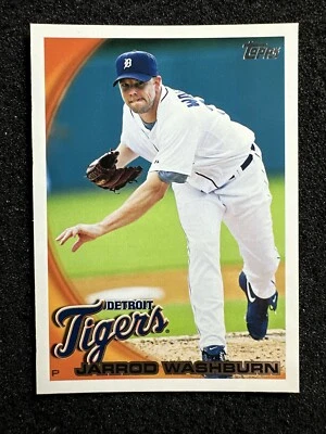 JARROD WASHBURN #277 2010 Topps Baseball QTY Detroit Tigers - Image 1 of 2