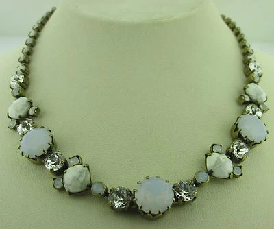 Collar Brillo Perla Sorrelli NDH7AGPLU Tono Oro Antiguo Foto 1 de 4