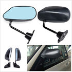 2 Pcs Manual Adjustable F1 Style Carbon Fiber Color Car SUV Side Rearview Mirror