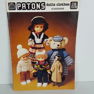 Patons Dolls Clothes Knitting Pattern book #C38 Sindy doll, Wendy Walker - Picture 1 of 11
