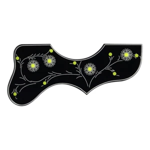 Battipenna per chitarra acustica autoadesivo addensato per destra J200 SJ200 nero - Foto 1 di 4