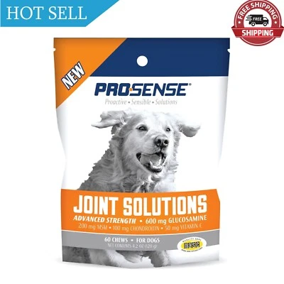 Pro-Sense Hip and Joint Solutions for Dogs, Advanced Strength Glucosamine Che... - Image 1 of 4