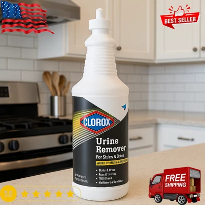 Removedor de orina Clorox para manchas y olores, 32 onzas Foto 1 de 4