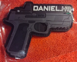 DANIEL DEFENSE H9 Pistol Tactical Morale Patch SHOT-SHOW 2025 PVC H & L NIP - Picture 1 of 5