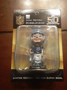 NFL Mini Retro Bobblehead Super Bowl Patriots !! (LE) NEW - Only 150 Made XXXIX - Picture 1 of 9