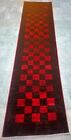 3x11 Wysokiej jakości afgański dywan do korytarza Bieżnik kuchenny Wełniany dywan 325x78 cm