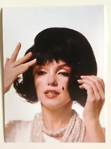 Marilyn Monroe Last Sitting Bert Stern photo Jackie Kennedy Black Wig 6x8 rare - Picture 1 of 2