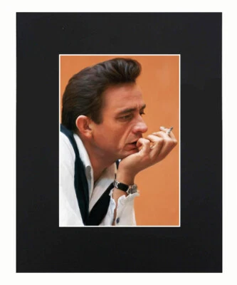 Johnny Cash 8x10 matted Art Print Poster Decor picture Gift Photograph Display