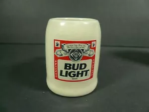 Mini Bud Light Birra Stein Alto 2 1/2" - Cile - Foto 1 di 4