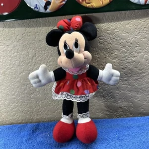 Peluche Disney Minnie Mouse Rosso 9" - Foto 1 di 3