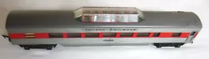 Triang Transcontinental R25 Vista Dome coach in red and silver, unboxed - Picture 1 of 2