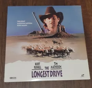 The Longest Drive LASERDISC Kurt Russell & Tim Matheson Cattle Drive Cowboy - Picture 1 of 2