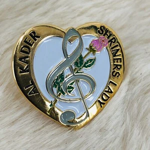 Al Kader Shrine Freemason Oregon Masonic Shriners Lady Lapel Pin - Picture 1 of 2