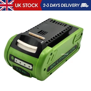Geelink 40V 2Ah Li-Ion Battery G40B2 Replacement for GreenWork 40V G-MAX Battery