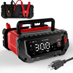 30 Amp Automatic Battery Trickle Charger Desulfator 6V/12V/24V Lithium Lifepo4 - Picture 1 of 7
