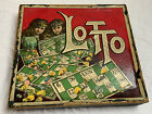 Antique Lotto Game, Milton Bradley Co., Mass, Lotto Cards, Victorian Girls, Red