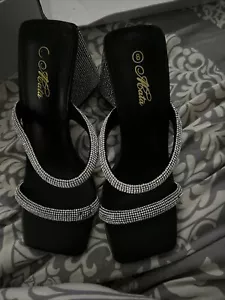 Women Roman Rhinestone Sandals - Picture 1 of 8