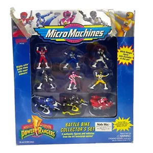 Micro Machines Mighty Morphin Power Rangers Battle Bike Collector's Set - Foto 1 di 4