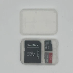 SanDisk 64GB Pixtor MicroSDHC I 1 Memory Card - SD Adapter, 8GB MicroSDc 2 Cases - Picture 1 of 3