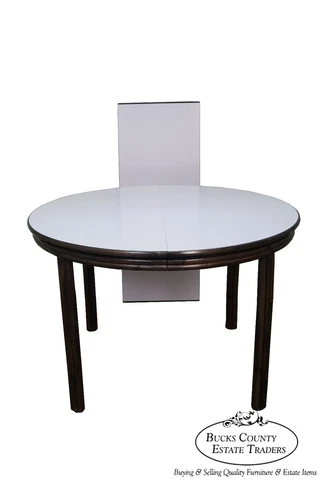 McGuire of San Francisco Round Bamboo Rattan Dining Table Cover
