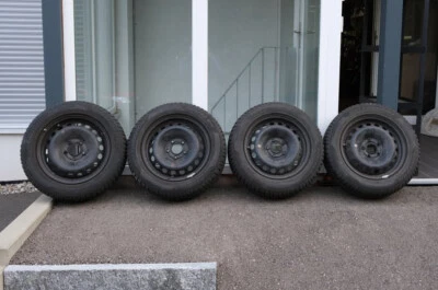 4x Räder Renault Scénic - Felgen mit Winterreifen Pirelli Sottozero 205/60 R16 - Bild 1 von 4