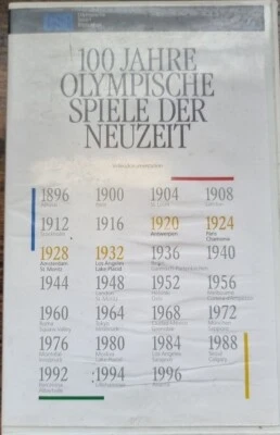 VHS 100 Jahre Olympische Spiele der Neuzeit (OSB: Olympische Sport Bibliothek) - Bild 1 von 4