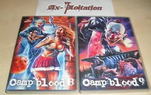 Camp Blood Parts 7+8+9+10 / Slasher Clown Horror / 2 x DVDs UNCUT - Picture 1 of 6