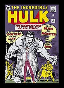 Incredible Hulk (cover) steel fridge magnet 90mm x 65mm - Picture 1 of 1