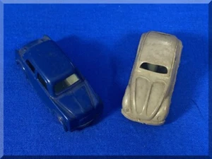 VINTAGE 1950s INGAP MADE IN ITALY TOY PLASTIC CARS VW VOLKSWAGEN #3 FIAT 1100 #4 - Picture 1 of 7