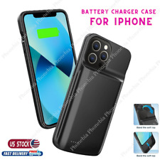 Battery Fast Charger Case For iPhone 15 14 13 12 11 XR External Power Bank Cover