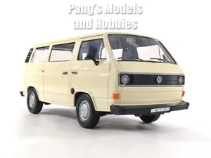 Volkswagen VW T3 - Type 2 Bus Van 1/24 Scale Diecast Model - Motormax - WHITE - Picture 1 of 13