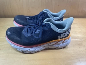 Hoka One One Women’s Clifton 7 Dark Blue Size 6 D Wide Running Sneakers - Picture 1 of 8