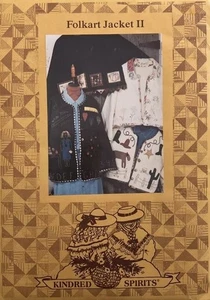 Kindred Spirits Folk Art Sweater Sewing Pattern Appliqué & Embroidery 4 Themes - Picture 1 of 3