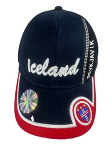 Cappello da baseball Reykjavik Islanda berretto souvenir nordico berretto regolabile nuovo - Foto 1 di 10