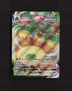 Rillaboom VMAX 023/264 Fusion Strike Ultra Rare Holo Pokemon Card NM - Picture 1 of 10