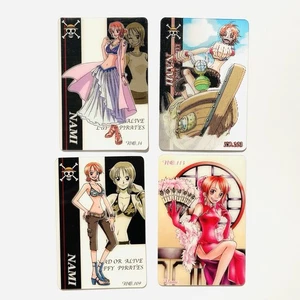 2003 One Piece Gummy Card Nami 4 types No. 34 103 109 113 Bandai Trading TCG - Picture 1 of 7