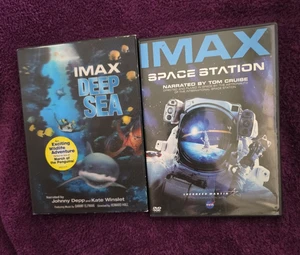 Lot 2 IMAX Movies-Deep Sea & Space Station (DVD, Preowned) - Picture 1 of 10
