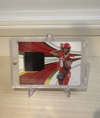 2018 Panini Immaculate Lamar Jackson CLEAT RELIC ROOKIE 11/14 *VERY RARE* - Image 1 of 2