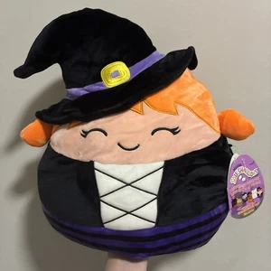 NUEVO CON ETIQUETAS SQUISHMALLOW WHITNEY BRUJA HALLOWEEN PELUCHE 12” - Imagen 1 de 3