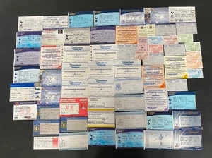 TICKET: Tottenham - colección de 63 Spurs home and aways finales de 1980 a 2008 - Imagen 1 de 1